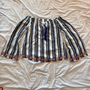J.O.A. Los Angeles Off Shoulder Embroidered Top. Size S